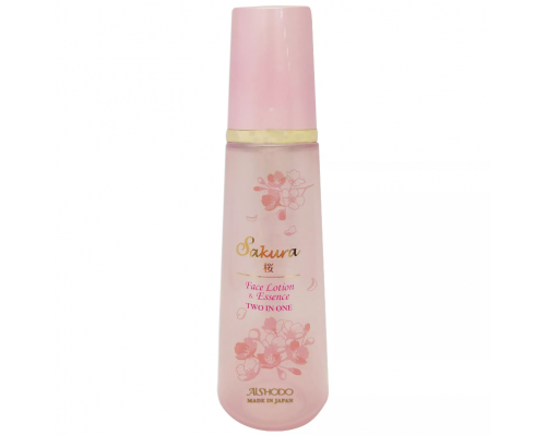 Лосьон-эссенция Sakura Face Lotion & Essence TWO IN ONE, 150 мл Аишодо (Aishodo) - Япония