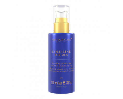 Моделирующий гель‑флюид для укладки средней фиксации Arthair Care Gold Line For Men Modeling Gel Fluid NV, 150 мл Артхейр Кэр (Arthair Care) - Италия