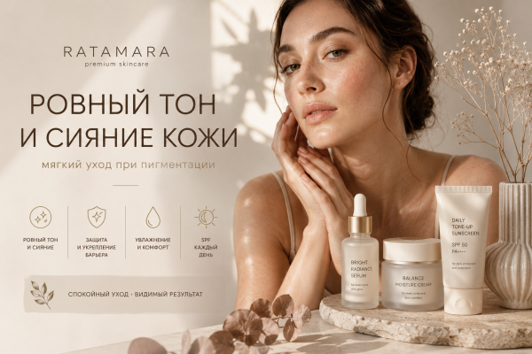 Пигментация и тусклый цвет лица: как выстроить домашний уход