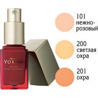 Жидкая крем‑пудра‑эссенция для лица Yokibi Essence Cream Foundation SetP‑101, тон 101, 20 г
