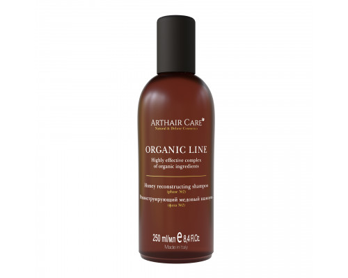 Реконструирующий медовый шампунь для волос Arthair Care Organic Line Honey Reconstructing Shampoo, 250 мл Артхейр Кэр (Arthair Care) - Италия