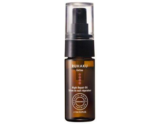 Ночное восстанавливающее органическое масло для лица RUHAKU Gettou Night Repair Oil, 17 мл Рухаку (RUHAKU) - Япония