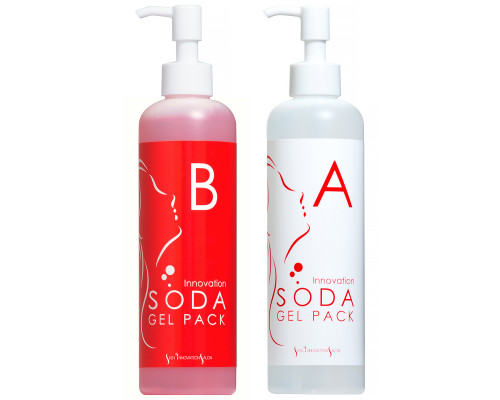 Содовая гелевая маска для лица «Инновация» Skin Innovation Soda Gel Pack, 2 шт × 300 г Скин Инновейшн (Skin Innovation) - Япония