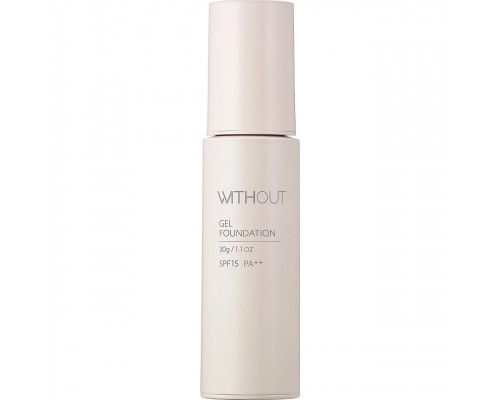 Тональный гель для лица Without Gel Foundation 20 (натуральный бежевый), 30 мл Фейт (Faith) - Япония