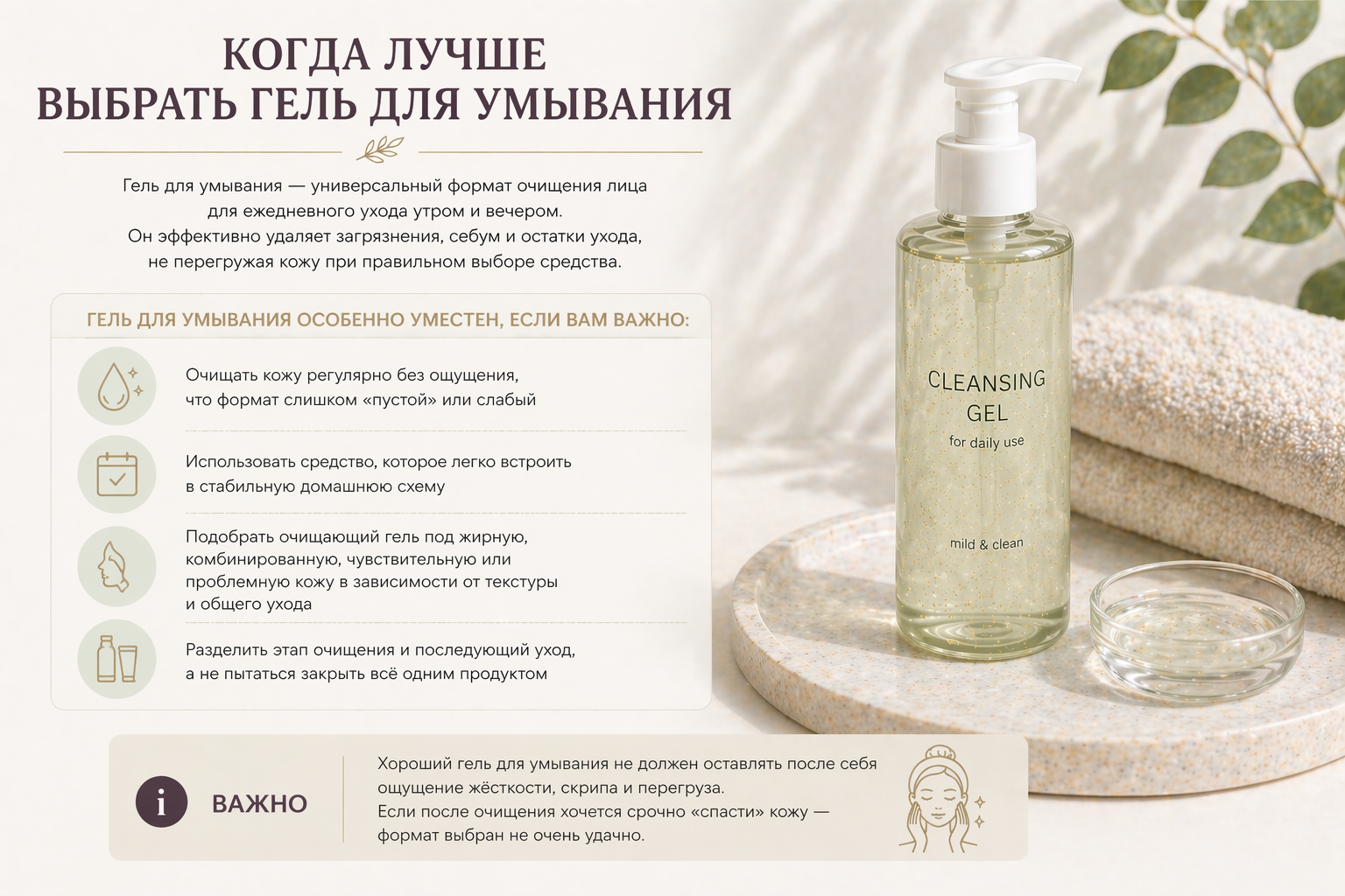 Сравнение пенки и геля для ежедневного очищения лица