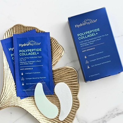 Гидрогелевые патчи для глаз с эффектом лифтинга PolyPeptide Collagel +